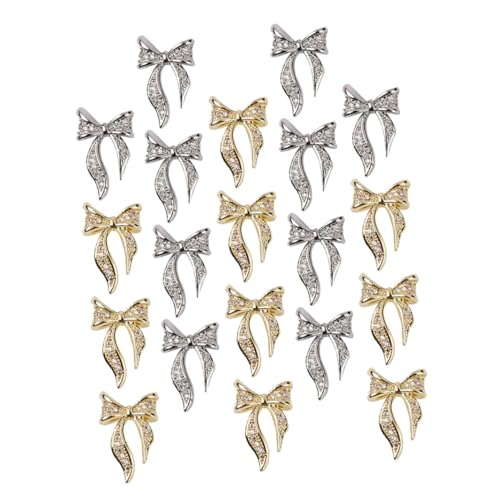 Gatuida 100 Stück Teiliges Nail Art Bowknoten Nagelsticker Strasssteine Gold Silber Maniküre Zubehör für Damen Kreative Nageldekoration Langlebig Haftend Gatuida 100 Stück Teiliges Nail Art Bowknoten Nagelsticker Strasssteine Gold Silber Maniküre Zubehör für Damen Kreative Nageldekoration Langlebig Haftend von Gatuida