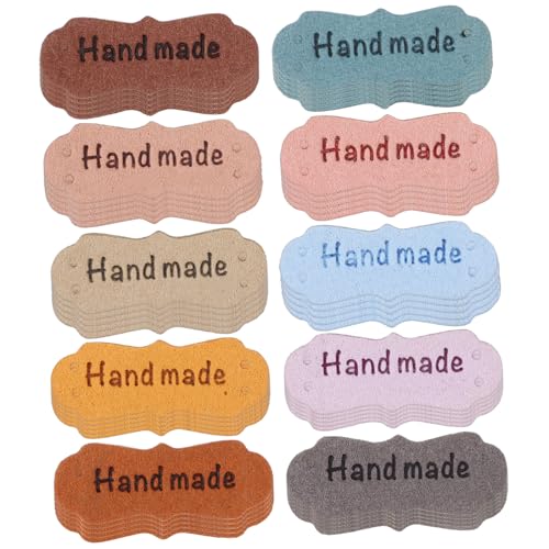 Gatuida 100 Stück Teiliges PU Leder Labels mit Geprägten Buchstaben und Herzmuster Bunte Handmade Labels zum Annähen Vielseitige DIY Etiketten für Stricksachen Taschen Schuhe und Kleidung Gatuida 100 Stück Teiliges PU Leder Labels mit Geprägten Buchstaben und Herzmuster Bunte Handmade Labels zum Annähen Vielseitige DIY Etiketten für Stricksachen Taschen Schuhe und Kleidung von Gatuida