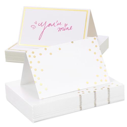 Gatuida 100 Stück Teiliges Platzkarten für Tischdekoration Hochzeit und Geburtstag Stilvolle Gäste Namenskarten mit Metallic Selbst Beschreibbar Stilvoll für Feier Bankett und Event Gatuida 100 Stück Teiliges Platzkarten für Tischdekoration Hochzeit und Geburtstag Stilvolle Gäste Namenskarten mit Metallic Selbst Beschreibbar Stilvoll für Feier Bankett und Event von Gatuida
