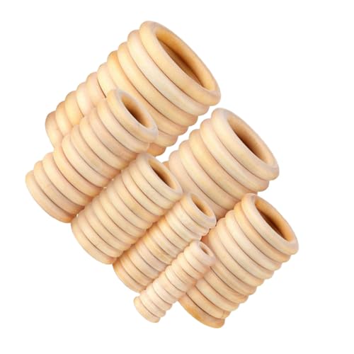 Gatuida 100 Stück Teiliges Unbehandelte Holzringe in Natürliche Holzringe zum Basteln DIY Anhänger Gardinenringe Robust und Formbeständig für Kreative Dekoration und Handwerk Gatuida 100 Stück Teiliges Unbehandelte Holzringe in Natürliche Holzringe zum Basteln DIY Anhänger Gardinenringe Robust und Formbeständig für Kreative Dekoration und Handwerk von Gatuida