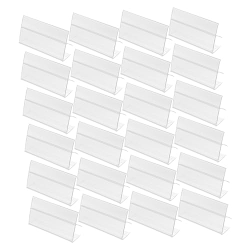 Gatuida 100 Stück Transparente Kunststoff Regal-preisschildhalter Wiederverwendbare Etikettenhalter für Supermarkt und Einzelhandel Stabile PVC Preisschildclips für Schnelle Gatuida 100 Stück Transparente Kunststoff Regal-preisschildhalter Wiederverwendbare Etikettenhalter für Supermarkt und Einzelhandel Stabile PVC Preisschildclips für Schnelle von Gatuida