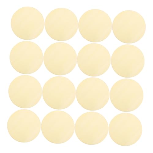Gatuida 100 Stück Unbehandelte Runde Holzscheiben für Basteln DIY Malen Gravieren Holzrundlinge Glatte Oberfläche Vielseitig für Kreative Dekoration und Heimkunst von Gatuida