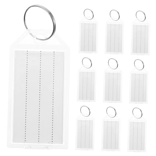 Gatuida 100 Stück Weiße Schlüsselanhänger Blanko Kunststoff Reise Gepäckanhänger mit Metallring Langlebige Praktische Etiketten zum Beschriften Handlich Leicht Tragbar für Schlüssel Gatuida 100 Stück Weiße Schlüsselanhänger Blanko Kunststoff Reise Gepäckanhänger mit Metallring Langlebige Praktische Etiketten zum Beschriften Handlich Leicht Tragbar für Schlüssel von Gatuida