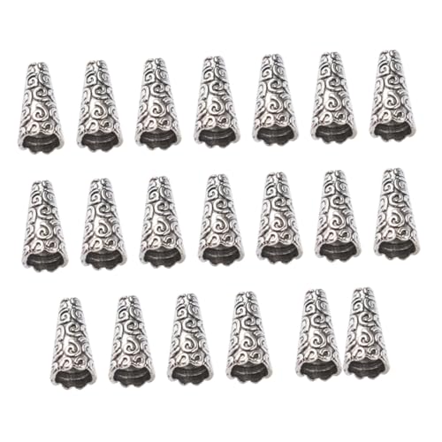 Gatuida 100 Stück Zinklegierung Perlenkappen Silber DIY Schmuckzubehör Langlebig für Halsketten Armbänder Schlüsselanhänger und Kreative Schmuckherstellung Gatuida 100 Stück Zinklegierung Perlenkappen Silber DIY Schmuckzubehör Langlebig für Halsketten Armbänder Schlüsselanhänger und Kreative Schmuckherstellung von Gatuida