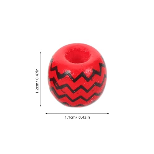 Gatuida 100 runde Holzperlen: Runde Perlen mit großem Loch zur Schmuckherstellung von Armbändern und Halsketten – Materialien zur Herstellung rustikaler Girlanden Gatuida 100 runde Holzperlen: Runde Perlen mit großem Loch zur Schmuckherstellung von Armbändern und Halsketten – Materialien zur Herstellung rustikaler Girlanden von Gatuida