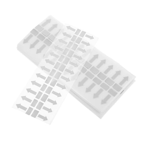 Gatuida 1000 Stück Aufkleber Transparent Rot Selbstklebend Robust Haftend Markierungsband Für Müllbeutel Versiegelung und Anleitung von Gatuida