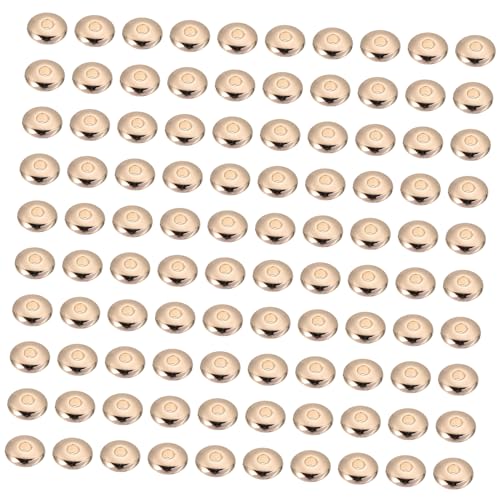 Gatuida 1000 Stück DIY Schmuckzubehör Runde Spacer Perlen für Armbänder Lose Perlen für Kreative Bastelprojekte für Schmuckherstellung und von Gatuida