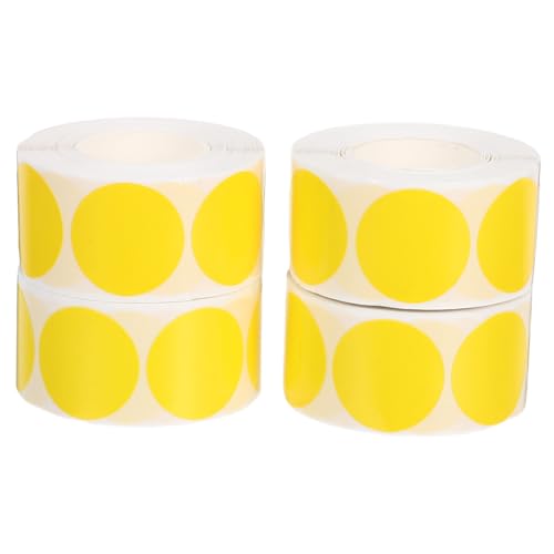 Gatuida 1000 Stück Gelbe Runde Klebepunkte Selbstklebende Farbcode Etiketten Schreibbare Aufkleber Für Lager Garage Klassenzimmer Dekoration Gatuida 1000 Stück Gelbe Runde Klebepunkte Selbstklebende Farbcode Etiketten Schreibbare Aufkleber Für Lager Garage Klassenzimmer Dekoration von Gatuida