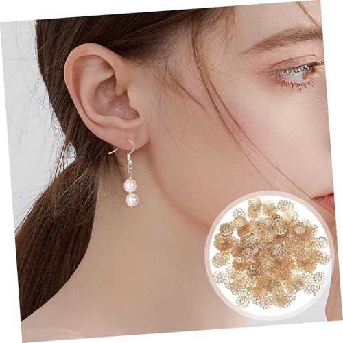 Gatuida 1000 Stück Metall Perlenkappen Blumenform Filigrane Endkappen für DIY Schmuckherstellung Armbänder Halsketten Vintage Design Korrosionsbeständig Langlebig Gatuida 1000 Stück Metall Perlenkappen Blumenform Filigrane Endkappen für DIY Schmuckherstellung Armbänder Halsketten Vintage Design Korrosionsbeständig Langlebig von Gatuida