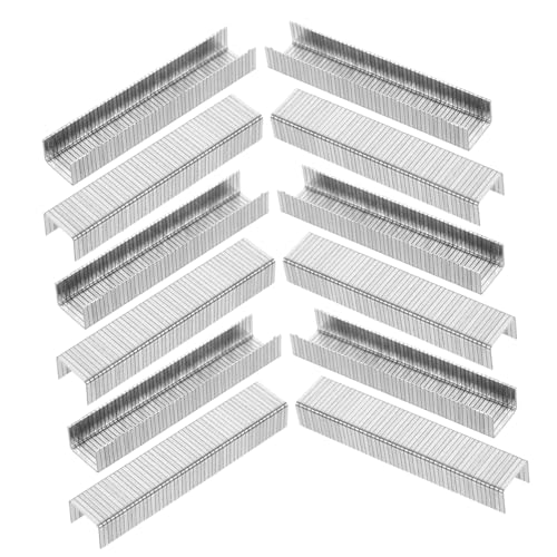 Gatuida 1000 Stück Pneumatische Heftklammern Schmale Krone Metallklammern für Holzbearbeitung Holzstapel Langlebig Einfach zu Verwenden von Gatuida
