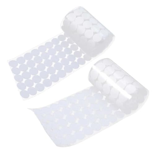Gatuida 1000 Stück Rundes Selbstklebendes Klettband aus Polyester und Nylon Stark Haftend für DIY Vorhänge Teppichfixierung Büro und Haushalt Gatuida 1000 Stück Rundes Selbstklebendes Klettband aus Polyester und Nylon Stark Haftend für DIY Vorhänge Teppichfixierung Büro und Haushalt von Gatuida