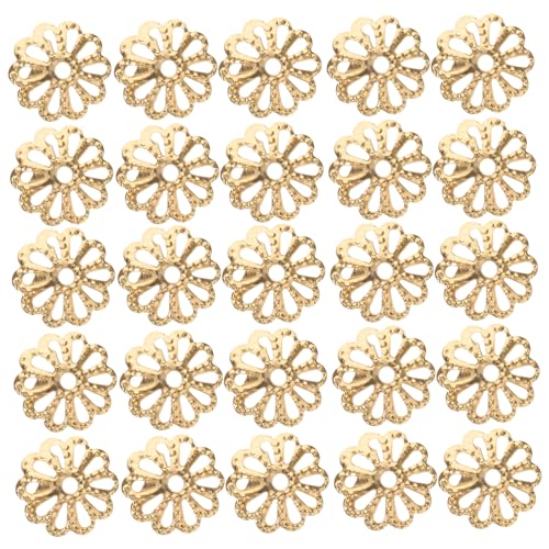 Gatuida 1000Stücke Blumenabstandshalter Perlenkappen Vintage Metall Schmuckzubehör für DIY Armbänder und Bastelprojekte für Handwerksliebhaber Gatuida 1000Stücke Blumenabstandshalter Perlenkappen Vintage Metall Schmuckzubehör für DIY Armbänder und Bastelprojekte für Handwerksliebhaber von Gatuida