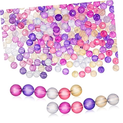 Gatuida 1000Stücke UV Reaktive Perlen Farbwechselnde Kunststoffperlen für Schmuckherstellung Zufällige Farben für Armbänder und Bastelprojekte von Gatuida