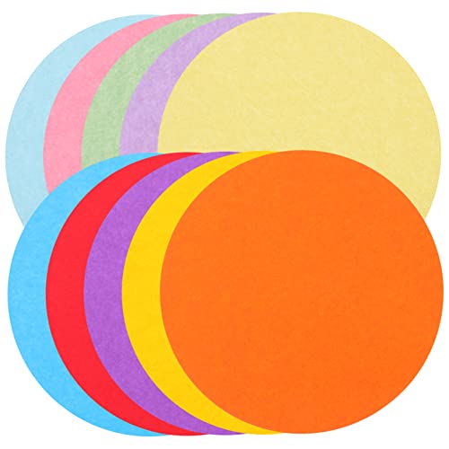 Gatuida 100Blätter Origami Faltpapier Runde Bastelpapiere Farben für DIY Projekte Bastelarbeiten und Dekorationen von Gatuida