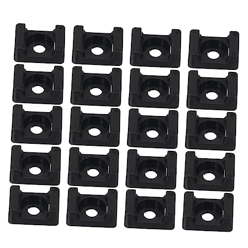 Gatuida 100Stücke Kabelbinder Halterungen Satteltyp Kabelbinder Basis Clips Schraubbare Kabelmanagement Klemmen für Haus Büro und Garage Langlebig und Praktisch Gatuida 100Stücke Kabelbinder Halterungen Satteltyp Kabelbinder Basis Clips Schraubbare Kabelmanagement Klemmen für Haus Büro und Garage Langlebig und Praktisch von Gatuida