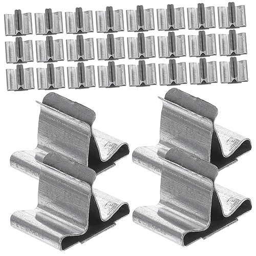 Gatuida 100Stücke Kerzendocht Fixator Metall Holzdocht Halter für Kerzenherstellung Wiederverwendbare Clips zur Befestigung und Zentrierung der Dochte für DIY Projekte Gatuida 100Stücke Kerzendocht Fixator Metall Holzdocht Halter für Kerzenherstellung Wiederverwendbare Clips zur Befestigung und Zentrierung der Dochte für DIY Projekte von Gatuida