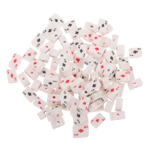 Gatuida 100Stücke Polymer Bastelperlen für DIY Armbänder und Schmuckherstellung Distanzperlen für Bastelprojekte Leicht und Tragbar Gatuida 100Stücke Polymer Bastelperlen für DIY Armbänder und Schmuckherstellung Distanzperlen für Bastelprojekte Leicht und Tragbar von Gatuida