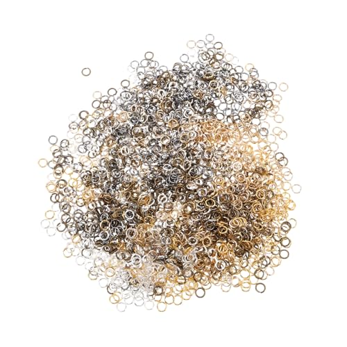 Gatuida 10Er-Packungen DIY Schmuck Biegeringe Offene Metallringe für Ohrringe Halsketten Armbänder Langlebige Schmuckverbinder für Kreative Handarbeiten und Perlenarbeiten von Gatuida