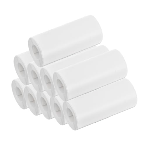 Gatuida 10Rollen Selbstklebendes Thermodruckerpapier für Sofortbildkameras Geeignet für Mini Fotodrucker Vielseitig Einsetzbar für Fotos Notizen und Etiketten von Gatuida