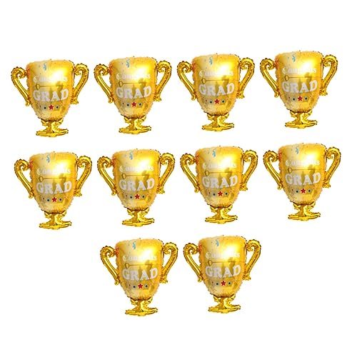 Gatuida 10Stücke Goldene Abschluss Trophy Filmballons Für Geburtstagsfeiern Und Partys Fotorequisiten Für Festliche Anlässe Gatuida 10Stücke Goldene Abschluss Trophy Filmballons Für Geburtstagsfeiern Und Partys Fotorequisiten Für Festliche Anlässe von Gatuida