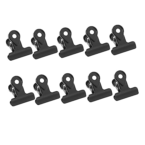 Gatuida 10Stücke Metallbinderclips Schwarze Büroklammern mit Starker Haltekraft für Dokumente Fotos und Preisschilder im Büro oder Zuhause Gatuida 10Stücke Metallbinderclips Schwarze Büroklammern mit Starker Haltekraft für Dokumente Fotos und Preisschilder im Büro oder Zuhause von Gatuida