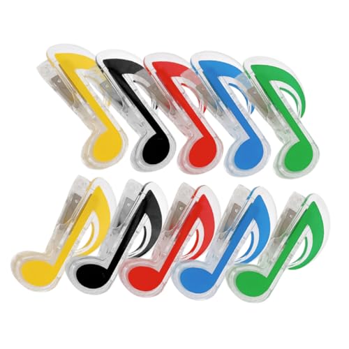 Gatuida 10Stücke Musiknoten Wäscheklammern Vielseitige Notenhalter Clips für Musikbücher Büroklammern für Memos Sicherer Halt und Kreative Farbvielfalt Gatuida 10Stücke Musiknoten Wäscheklammern Vielseitige Notenhalter Clips für Musikbücher Büroklammern für Memos Sicherer Halt und Kreative Farbvielfalt von Gatuida