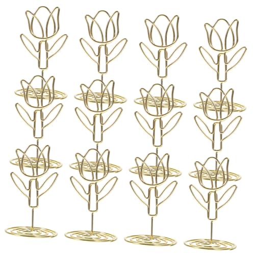 Gatuida 10Stücke Teiliges Tulpenförmige Fotohalter aus Hochzeitskartenhalter für Tischdekoration für Menükarten und Nachrichten Langlebig und Vielseitig Einsetzbar Gatuida 10Stücke Teiliges Tulpenförmige Fotohalter aus Hochzeitskartenhalter für Tischdekoration für Menükarten und Nachrichten Langlebig und Vielseitig Einsetzbar von Gatuida