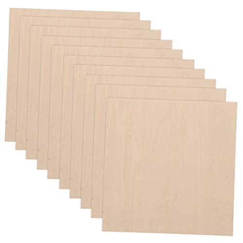 Gatuida 10Stücke Unvollendete DIY Holzbretter Handgefertigte Holzplatten für Modellbau Malerei und Kreative Bastelprojekte für Weihnachtsdeko Wand von Gatuida