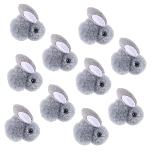 Gatuida 10stücke Mini Plüsch Kaninchen Puppen Süße DIY Deko Für Headdresses Und Kleidung Mit Zufälliger Ohrenfarbe Für Bastelprojekte Niedliches von Gatuida