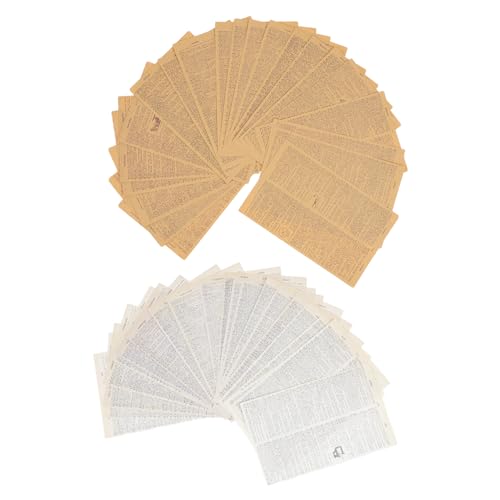 Gatuida 114 Blatt Vintage Journal Seiten Kraftpapier Scrapbooking Zubehör DIY Handbuch Material Passend für Scrapbook Notizbuch Geschenk und Party Dekoration Gatuida 114 Blatt Vintage Journal Seiten Kraftpapier Scrapbooking Zubehör DIY Handbuch Material Passend für Scrapbook Notizbuch Geschenk und Party Dekoration von Gatuida