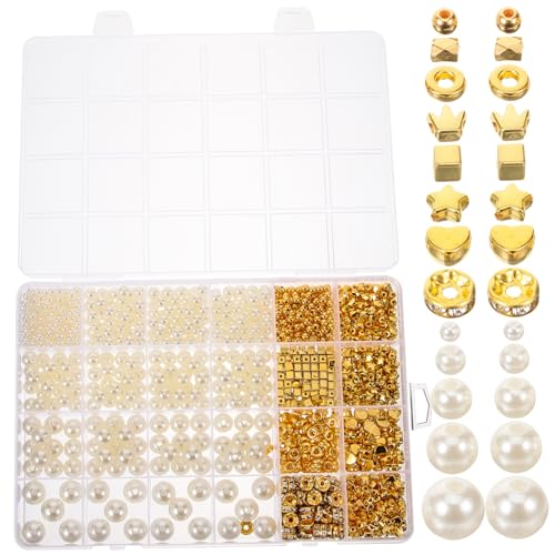 Gatuida 1170Stücke Acryl DIY Perlen Dekorative Acrylperlen für Schmuck Abstandshalter für Armbänder und Bastelperlen für Projekte Gatuida 1170Stücke Acryl DIY Perlen Dekorative Acrylperlen für Schmuck Abstandshalter für Armbänder und Bastelperlen für Projekte von Gatuida