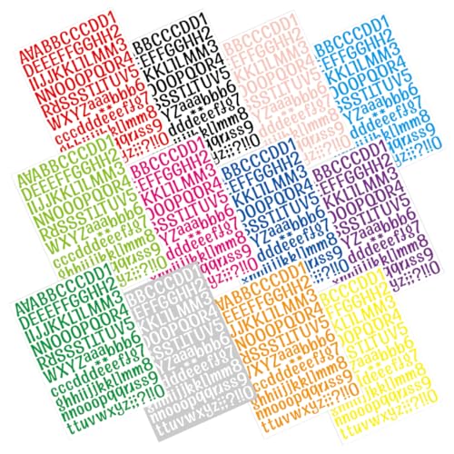 Gatuida 12 Blatt Teiliges Bunte Selbstklebende Alphabet und Zahlenaufkleber Vinyl Wasserfest Geeignet für Laptop Postfach DIY Scrapbooking Notizbücher und Vielseitige Dekoration Gatuida 12 Blatt Teiliges Bunte Selbstklebende Alphabet und Zahlenaufkleber Vinyl Wasserfest Geeignet für Laptop Postfach DIY Scrapbooking Notizbücher und Vielseitige Dekoration von Gatuida