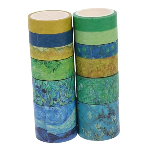 Gatuida 12 Rollen Washi Tape Scrapbooking Klebeband aus Premium Washi Material Reißfest Schadstofffrei Klare Muster für DIY Basteln Tagebuch Geschenkverpackung und Papierdekoration Gatuida 12 Rollen Washi Tape Scrapbooking Klebeband aus Premium Washi Material Reißfest Schadstofffrei Klare Muster für DIY Basteln Tagebuch Geschenkverpackung und Papierdekoration von Gatuida