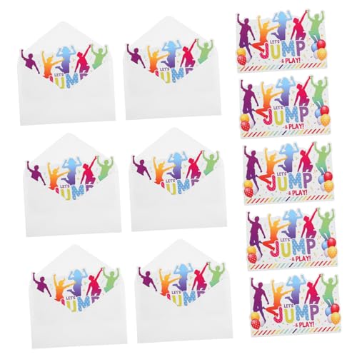 Gatuida 12 Sätze Party-einladungskarte Einladungskarten Zum Geburtstag Einladungen Zum Kindergeburtstag Halloween-geburtstag Lädt Ein Jump-geburtstagsparty-dekorationen Weiß Papier Gatuida 12 Sätze Party-einladungskarte Einladungskarten Zum Geburtstag Einladungen Zum Kindergeburtstag Halloween-geburtstag Lädt Ein Jump-geburtstagsparty-dekorationen Weiß Papier von Gatuida