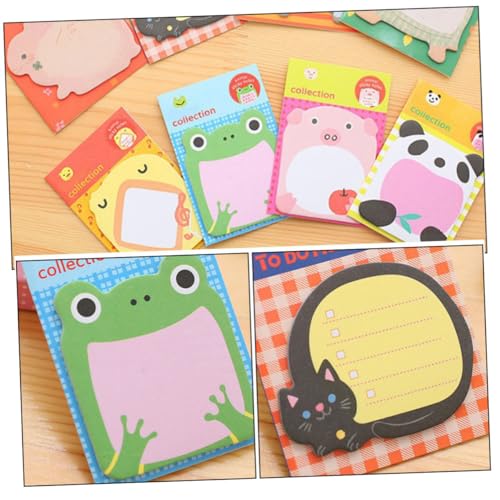Gatuida 12 Sätze Tiermuster Haftnotizen Kawaii Tier Notizzettel für Büro und Schule Selbstklebend Praktisch für Notizen und Archivierung Wiederablösbar und Langlebig von Gatuida