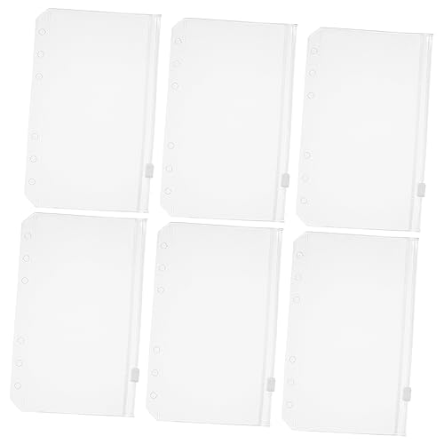 Gatuida 12 Stück Budget Binder Taschen PVC Transparente Reißverschluss Taschen für Finanzplanung Lose Karten und Belege für Budget Organizer und Zubehör von Gatuida