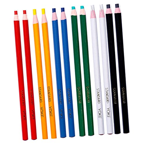 Gatuida 12 Stück Buntstifte ziehen Malvorlagen Porzellanstifte lösen sich ab skizzieren schälen buntstifte pastellfarben drawing pencils Tragbarer Porzellanmarker Bleistifte zeichnen Wachs von Gatuida