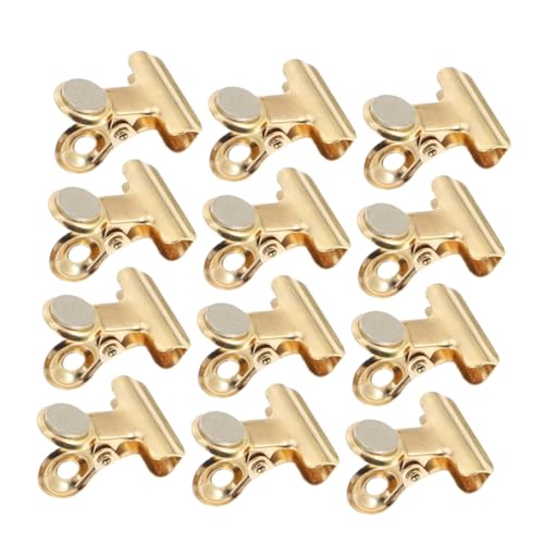 Gatuida 12 Stück Magnetische Halter für Fotocollagen Flexible Clips zur Wandpräsentation von Bildern Postkarten und Visitenkarten mit Sicherem Magnetverschluss von Gatuida