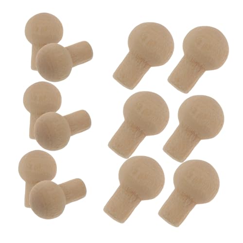 Gatuida 12 Stück Mini Möbelgriffe aus Holz Ersatz für Puppenhausmöbel DIY Zubehör für Miniaturhäuser Langlebige und Umweltfreundliche Möbelbeschläge Gatuida 12 Stück Mini Möbelgriffe aus Holz Ersatz für Puppenhausmöbel DIY Zubehör für Miniaturhäuser Langlebige und Umweltfreundliche Möbelbeschläge von Gatuida