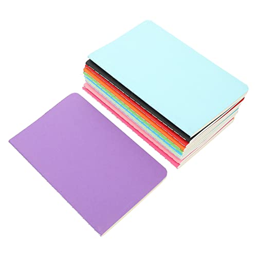 Gatuida 12 Stück Notizbücher Multifunktionale Terminkalender für Studenten mit Schlichtem Design und Bunten Nähten für Planung Organisation und Persönliche Notizen von Gatuida