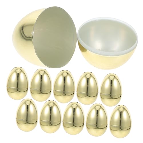 Gatuida 12 Stück Simulations Goldeier Ostereier Füller Goldenes Osterei Ostereier Füller Ostereier Jumbo Eier Ostereier Behälter Ostereier Körbe Eier Gefüllt Aus Kunststoff Gatuida 12 Stück Simulations Goldeier Ostereier Füller Goldenes Osterei Ostereier Füller Ostereier Jumbo Eier Ostereier Behälter Ostereier Körbe Eier Gefüllt Aus Kunststoff von Gatuida