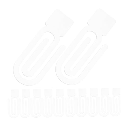 Gatuida 12 Stück Sublimation Blanks Clips für Diy Büro und Schule Vielseitige Büroklammern zur Organisation von Dokumenten und Notizen von Gatuida
