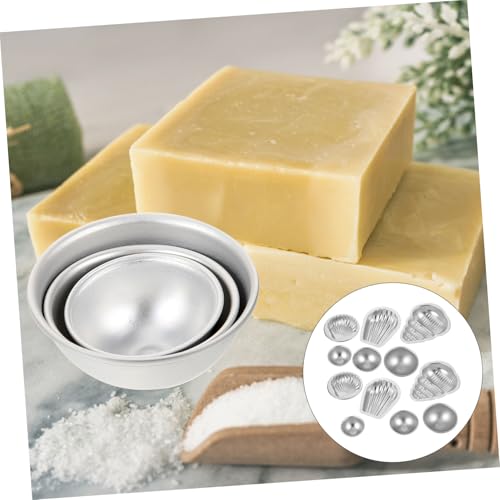 Gatuida 12 Stück Teiliges Aluminiumlegierung Halbkreis Badebombenform Langlebig Verformungsfest Einfach zu Entformen für DIY Seifen Salzballherstellung Geeignet für Anfänger und Profis Gatuida 12 Stück Teiliges Aluminiumlegierung Halbkreis Badebombenform Langlebig Verformungsfest Einfach zu Entformen für DIY Seifen Salzballherstellung Geeignet für Anfänger und Profis von Gatuida