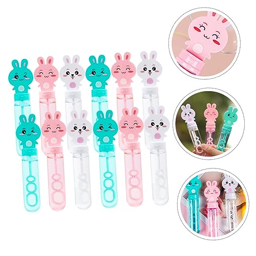 Gatuida 12 Stück Teiliges Bunny Bubble Wands aus Sicherem Kunststoff Bunte Seifenblasenstäbe für Mehrfach Verwendbares Partyspielzeug für Garten und Geburtstagsfeiern Gatuida 12 Stück Teiliges Bunny Bubble Wands aus Sicherem Kunststoff Bunte Seifenblasenstäbe für Mehrfach Verwendbares Partyspielzeug für Garten und Geburtstagsfeiern von Gatuida
