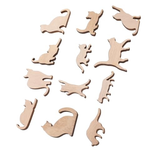 Gatuida 12 Stück Teiliges DIY Holzscheiben Katzenform Unfertige Holz Ausschnitte Glatte Oberfläche Vielseitig für Basteln Malen und Dekoration Geschenkidee für Katzenliebhaber Gatuida 12 Stück Teiliges DIY Holzscheiben Katzenform Unfertige Holz Ausschnitte Glatte Oberfläche Vielseitig für Basteln Malen und Dekoration Geschenkidee für Katzenliebhaber von Gatuida