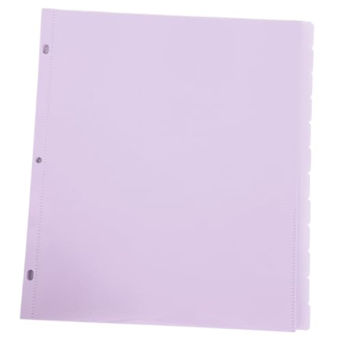 Gatuida 12 Stück Teiliges Dokumententaschen aus Robustem PP Praktische Binder Pocket Divider für Ordner Vielseitige Organizer für Fotos Notizen und Planungsunterlagen Langlebig und Leicht von Gatuida