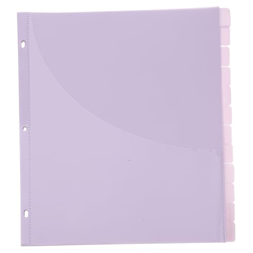 Gatuida 12 Stück Teiliges Dokumententrenntaschen mit Laschen Brieftaschenförmige Register für Ordner Tragbare Organizer für Büro Schule und Finanzen von Gatuida