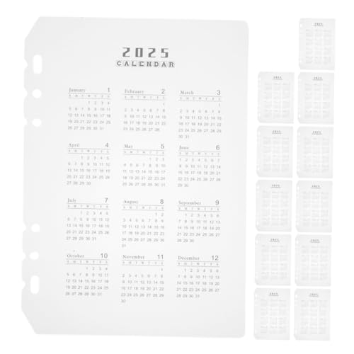 Gatuida 12 Stück Teiliges Kalender Trennblätter Abnehmbare Transparente PP Organizer Kratzfest Oberflächen Nachfüllbare Planer Einlagen für Notizbuch Schnellhefter Gatuida 12 Stück Teiliges Kalender Trennblätter Abnehmbare Transparente PP Organizer Kratzfest Oberflächen Nachfüllbare Planer Einlagen für Notizbuch Schnellhefter von Gatuida