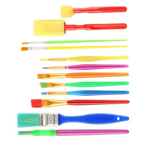 Gatuida 12 Stück Teiliges Malpinsel Set Weiche Schwamm Pinsel Langlebig und Leicht zu Reinigen für Öl und Acrylfarben Fördert Feinmotorik und Kreativität bei Kindern Gatuida 12 Stück Teiliges Malpinsel Set Weiche Schwamm Pinsel Langlebig und Leicht zu Reinigen für Öl und Acrylfarben Fördert Feinmotorik und Kreativität bei Kindern von Gatuida