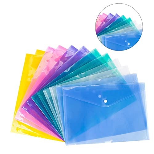 Gatuida 12 Stück Teiliges PP Transparente Dokumentenmappe mit Druckknopf Blau für Aufbewahrung Wichtiger Unterlagen Wasser und Reißfest Praktische Organisation für Bürobedarf Gatuida 12 Stück Teiliges PP Transparente Dokumentenmappe mit Druckknopf Blau für Aufbewahrung Wichtiger Unterlagen Wasser und Reißfest Praktische Organisation für Bürobedarf von Gatuida